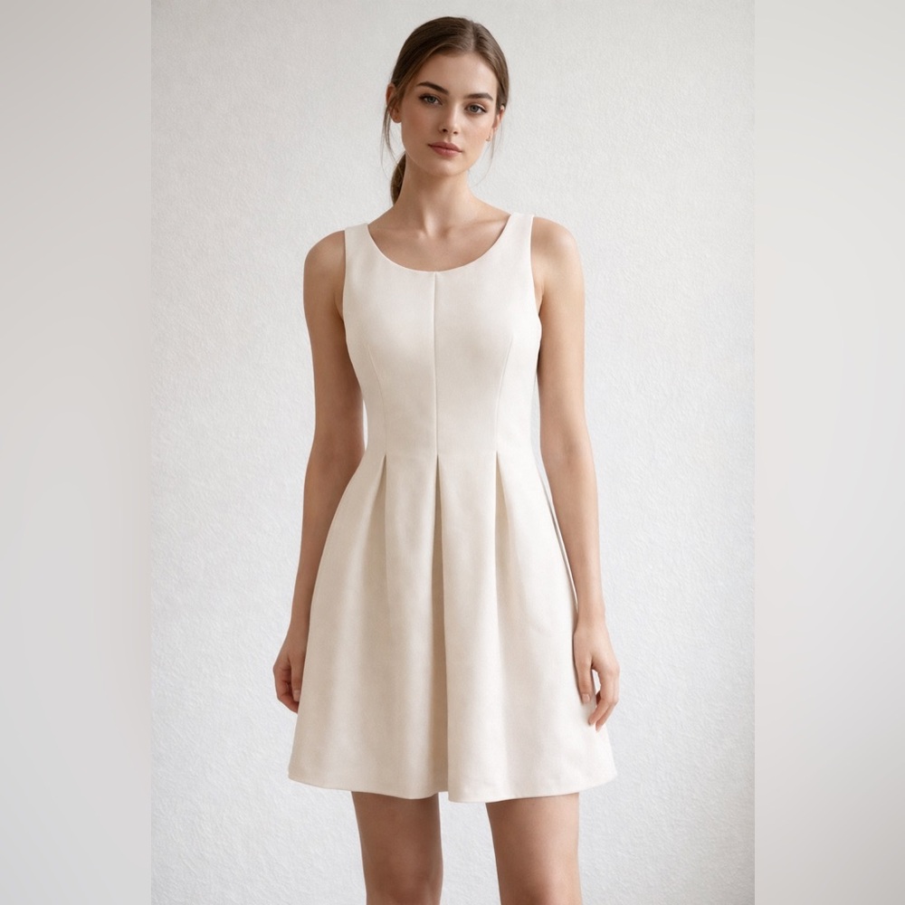 JAYGODFREY‎ Cream Midi Dress